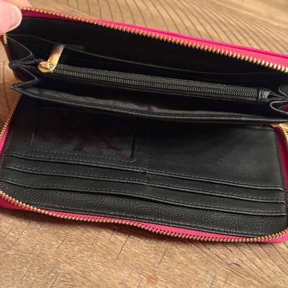 Steve Madden Pink Wallet with Gold Accent - Picture 12 of 12